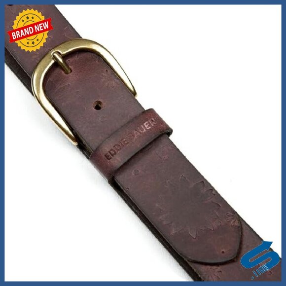 Genuine Leather Belt with Metal Buckle Adjustable Sizes Casual Wear